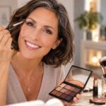 Make-up für braune Augen mit warmen Lidschattenfarben